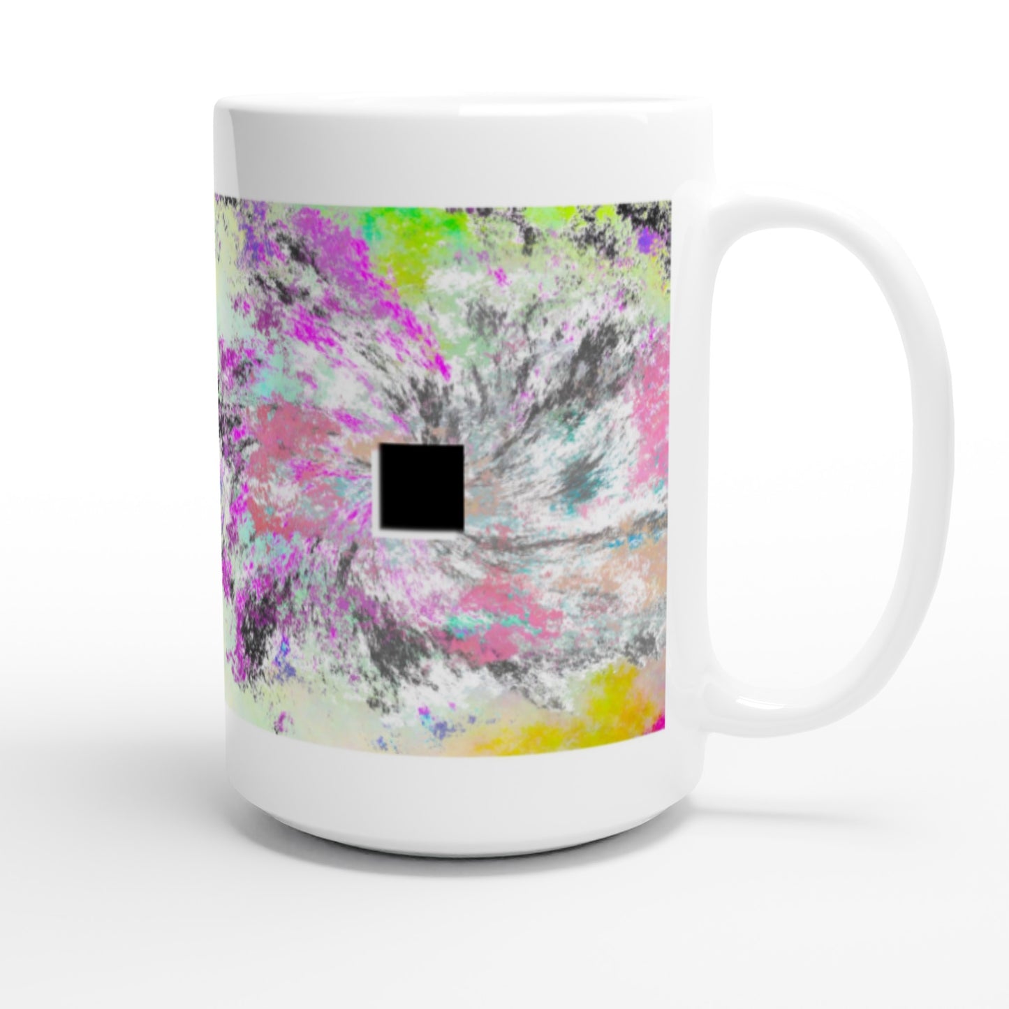 15oz Ceramic Mug Block in Swirl Pattern