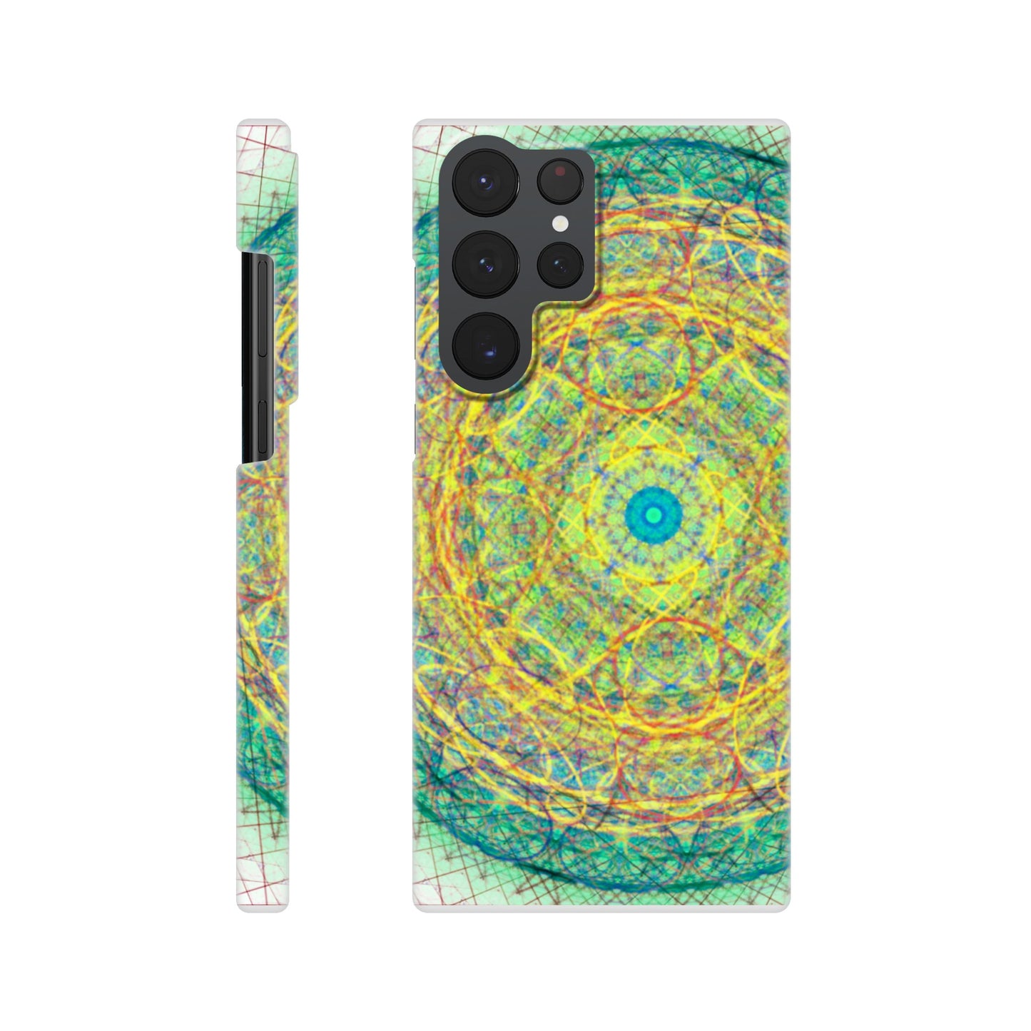 Slim case Crayon Mandala