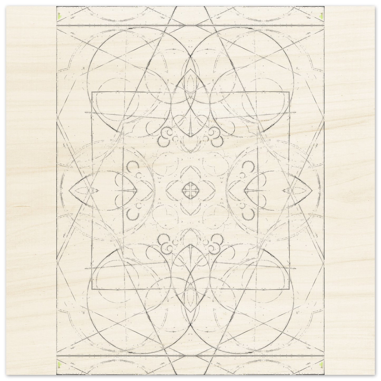 Wood Print Mason Reflection Fit